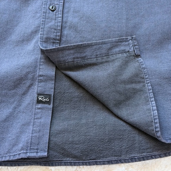 Rails TRISTAN Mountain Eclipse Cotton Casual Minimalist Shirt-XL - Picture 11 of 16